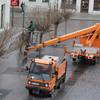 Bäume auf dem Köthener Marktplatz wurden per Hochdruckreiniger entlaust