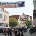 Viele Besucher zog es schon am ersten Tag der Gartenschau in die Innenstadt.