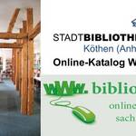 Oktober: Neuigkeiten in der Stadtbibliothek - seit diesem Jahr gibt es den Online-Katalog Web-Opac sowie die Möglichkeit, über den Partner 'biblio24' Hörbücher und andere digitale Medien auszuleihen.