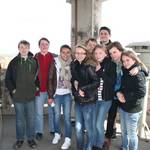 April: Französische Austauschschüler aus Wattrelos bei ihrem Besuch im Köthener Rathaus.