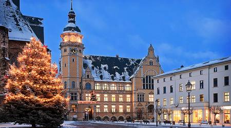 weihnachtliches Rathaus