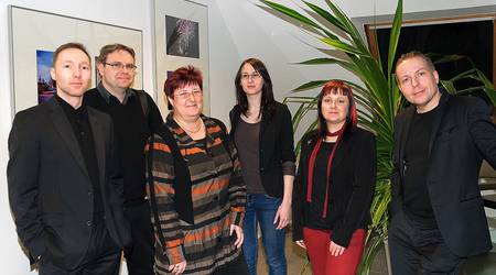 Die Köthener Fotofreunde (v.l.) Dirk Krause, Sascha Perten, Heike Thes, Heike Krostitz, Anja Steinbiß und Christian Ratzel.