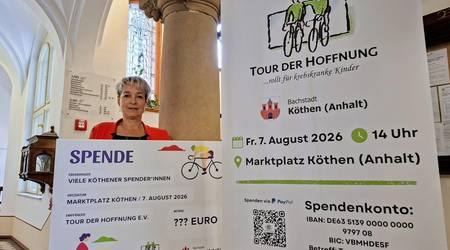Oberbürgermeisterin Buchheim ruft zum Spenden auf.
