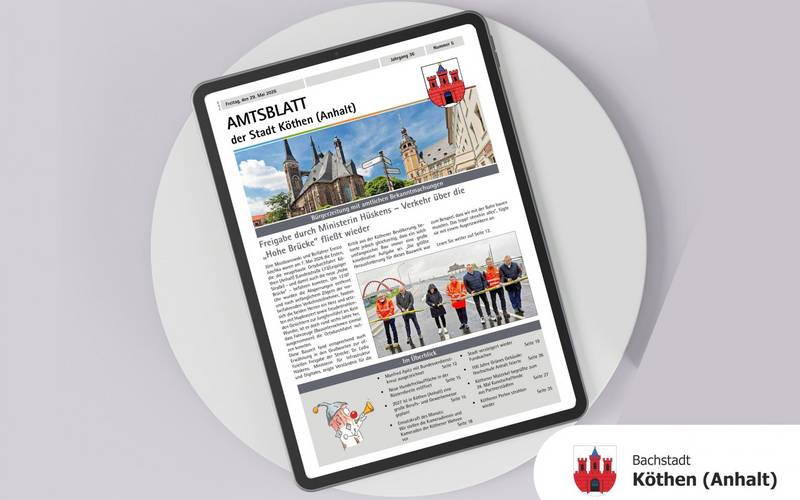 Das Amtsblatt der Stadt Köthen (Anhalt)