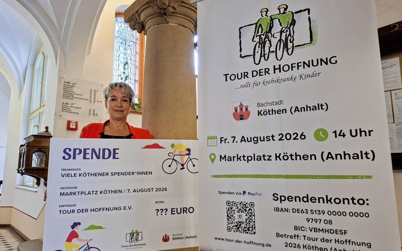 Oberbürgermeisterin Buchheim ruft zum Spenden auf. Oberbürgermeisterin Buchheim ruft zum Spenden auf.