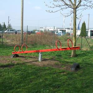 Spielplatz Großwülknitz - Wippe