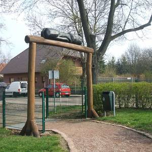 Spielplatz Mendelssohnstraße  - Eingangstor