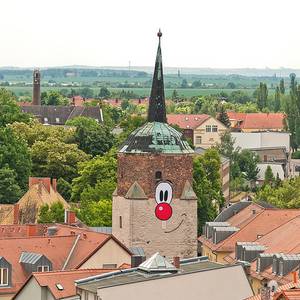 Hallescher Turm vom Rathausturm