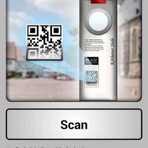 Zusätzliche Informationen lassen sich nach einem Scan von QR-Codes vor Ort freischalten.