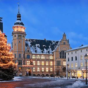 weihnachtliches Rathaus