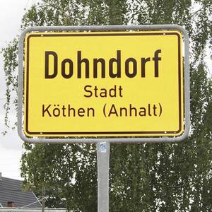 Ortseingangsschild Dohndorf
