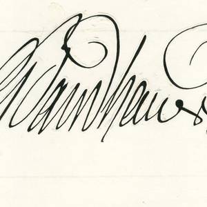 Signatur von Gottfried Bandhauer.