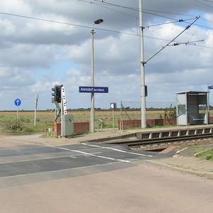 Der Bahnübergang Arensdorf in einer Aufnahme aus dem Jahr 2012.