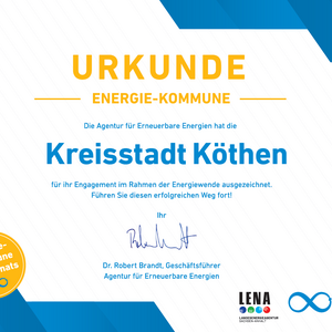 Auszeichnung Energiekommune