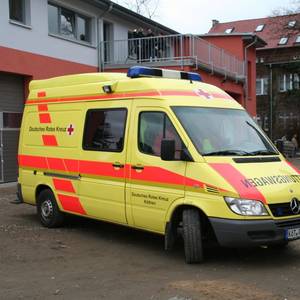 Das neue Domizil der Rettungswache am Krankenhaus Köthen.