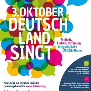 Köthen  (Anhalt) nimmt an der Aktion 3. Oktober - Deutschland singt teil.