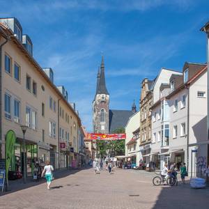 Die Köthener Innenstadt.