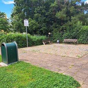 Der neu ausgewiesene Grillplatz am Park Windmühlenstraße