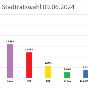 Stimmverteilung Stadtratswahl