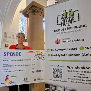 Oberbürgermeisterin Buchheim ruft zum Spenden auf.