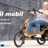 Bei der Veranstaltung stabil mobil können Spezialfahrräder getestet werden.